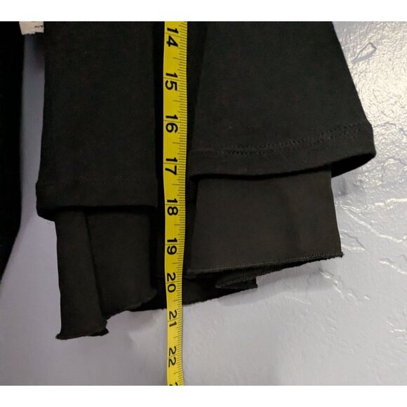 Westbound Woman Black 3X Flowy Tunic Top Ruffle Sleeves Sheer Accents - Picture 11 of 11